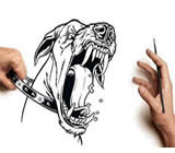 Desenhistas no Centro de BH